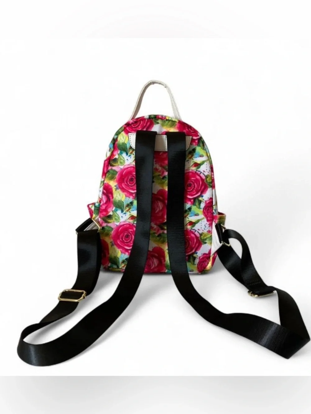 Juicy Couture Rosie White Multi Floral Rose Mini Backpack